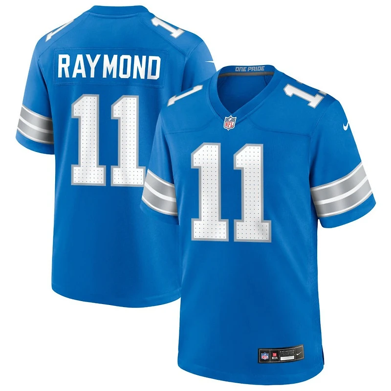 Kalif Raymond Men's Nike Blue Detroit Lions Custom Game Jersey