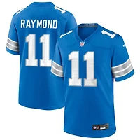 Kalif Raymond Men's Nike  Blue Detroit Lions Custom Game Jersey
