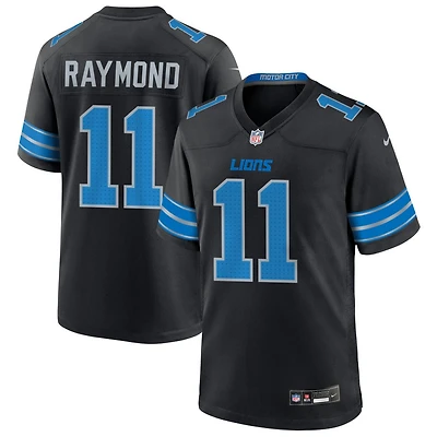 Kalif Raymond Men's Nike  Black Detroit Lions Alternate Custom Game Jersey