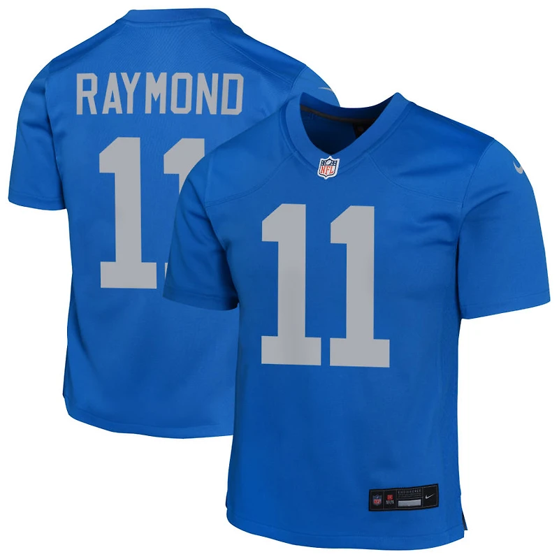 Kalif Raymond Youth Nike Blue Detroit Lions Alternate Custom Game Jersey