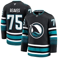 Ryan Reaves Men's Fanatics Black San Jose Sharks Alternate Premium Custom Jersey