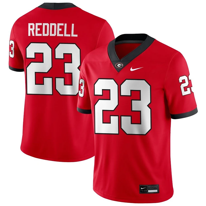 Jaden Reddell Men's Nike Red Georgia Bulldogs NIL Pick-A-Player Game Jersey
