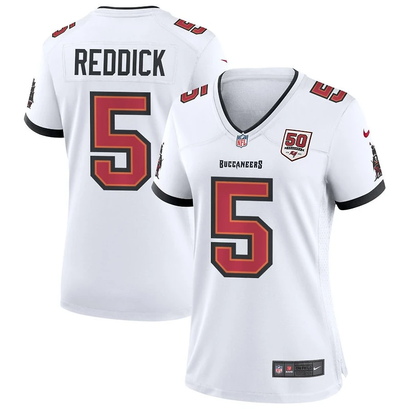 Haason Reddick Women's Nike White Tampa Bay Buccaneers 50th Season Custom Game Jersey