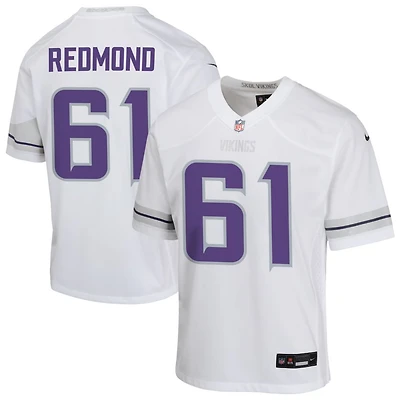 Jalen Redmond Youth Nike White Minnesota Vikings Alternate Custom Game Jersey