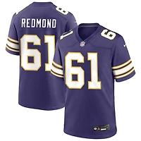 Jalen Redmond Men's Nike Purple Minnesota Vikings Classic Custom Game Jersey