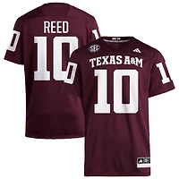 Marcel Reed Men's adidas  Maroon Texas A&M Aggies NIL Pick-A-Player Home Premier Football Jersey