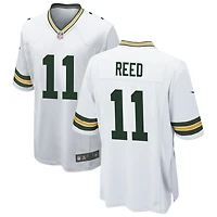 Jayden Reed Men's Nike White Green Bay Packers Custom Game Jersey
