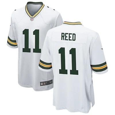 Jayden Reed Men's Nike White Green Bay Packers Custom Game Jersey