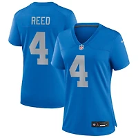 D.J. Reed Women's Nike Blue Detroit Lions Alternate Custom Game Jersey