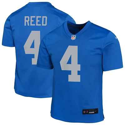 D.J. Reed Youth Nike Blue Detroit Lions Alternate Custom Game Jersey