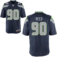 Jarran Reed Youth Nike College Navy Seattle Seahawks Custom Game Jersey