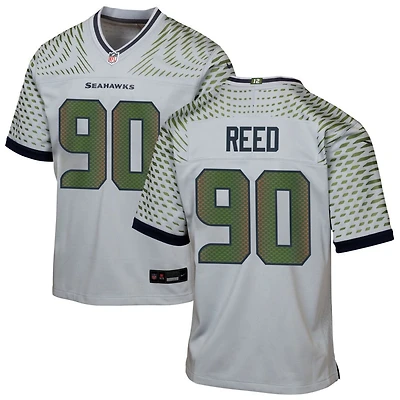 Jarran Reed Youth Nike Gray Seattle Seahawks Rivalries Collection Custom Game Jersey