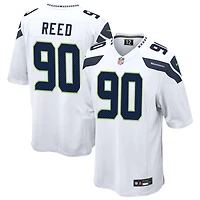 Jarran Reed Men's Nike  White Seattle Seahawks Custom Game Jersey