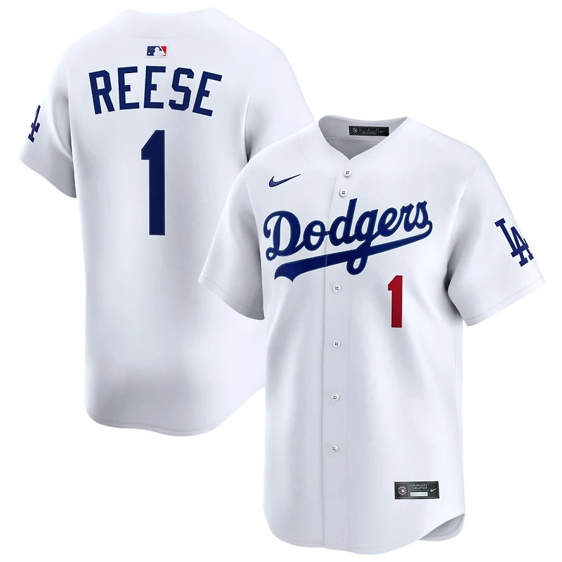 Pee Wee Reese Men's Nike White Los Angeles Dodgers Home Limited Pick-A-Player Retired Roster Jersey
