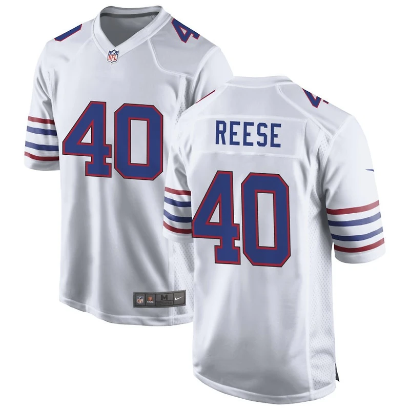 Otis Reese Men's Nike White Buffalo Bills Alternate Custom Game Jersey