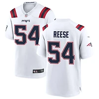 Otis Reese Men's Nike White New England Patriots Custom Game Jersey