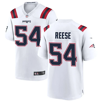 Otis Reese Men's Nike White New England Patriots Custom Game Jersey