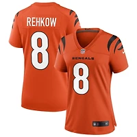 Ryan Rehkow Women's Nike Orange Cincinnati Bengals Alternate Game Custom Jersey