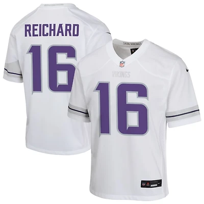 Will Reichard Youth Nike White Minnesota Vikings Alternate Custom Game Jersey