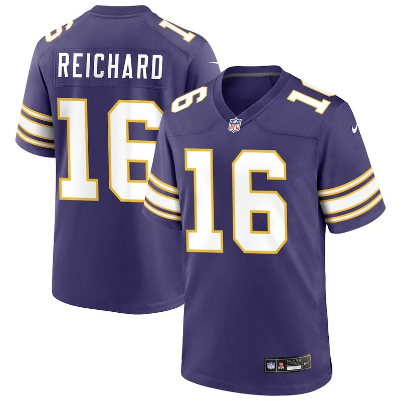 Will Reichard Men's Nike Purple Minnesota Vikings Classic Custom Game Jersey