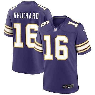 Will Reichard Men's Nike Purple Minnesota Vikings Classic Custom Game Jersey