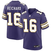 Will Reichard Men's Nike Purple Minnesota Vikings Classic Custom Game Jersey