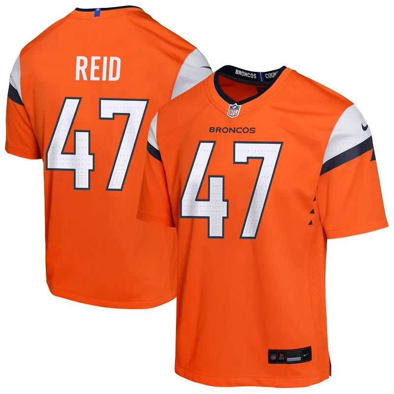 Karene Reid Youth Nike Orange Denver Broncos Team Custom Game Jersey