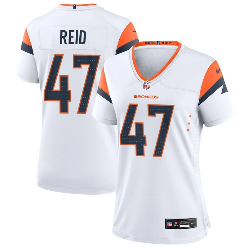 Karene Reid Women's Nike White Denver Broncos Mile High Collection Custom Game Jersey
