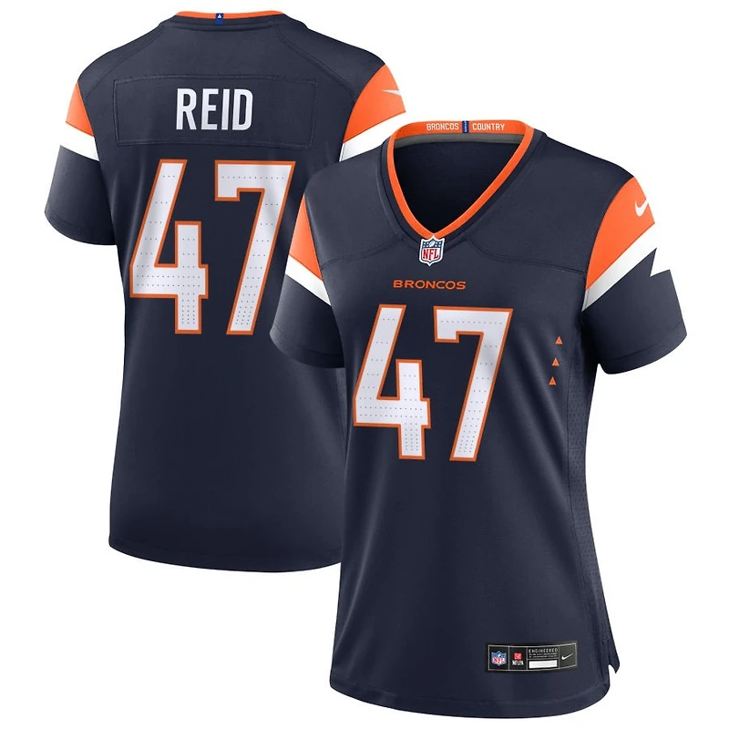 Karene Reid Women's Nike  Navy Denver Broncos Alternate Mile High Collection Custom Game Jersey