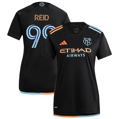 Seymour Reid Men's adidas  Black New York City FC 2024 24/7 Kit Replica Custom Jersey