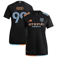Seymour Reid Men's adidas  Black New York City FC 2024 24/7 Kit Replica Custom Jersey