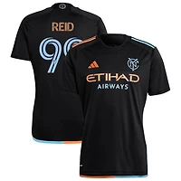 Seymour Reid Women's adidas  Black New York City FC 2024 24/7 Kit Replica Custom Jersey