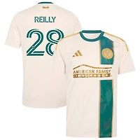 Will Reilly Men's adidas  Tan Atlanta United FC 2026 Spirit of '96 Replica Custom Jersey