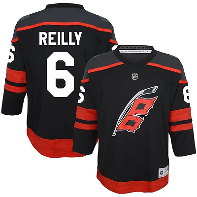 Mike Reilly Youth  Black Carolina Hurricanes Home Replica Custom Jersey