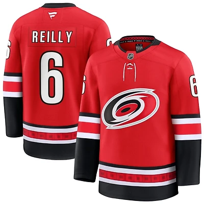 Mike Reilly Men's Fanatics Red Carolina Hurricanes Alternate Premium Custom Jersey