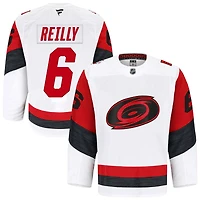 Mike Reilly Men's Fanatics White Carolina Hurricanes Away Authentic Pro Custom Jersey