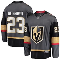 Cole Reinhardt Men's Fanatics Gray Vegas Golden Knights Alternate Breakaway Custom Jersey