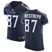 Xavier Restrepo Men's Nike Navy Tennessee Titans Vapor Untouchable Custom Elite Jersey