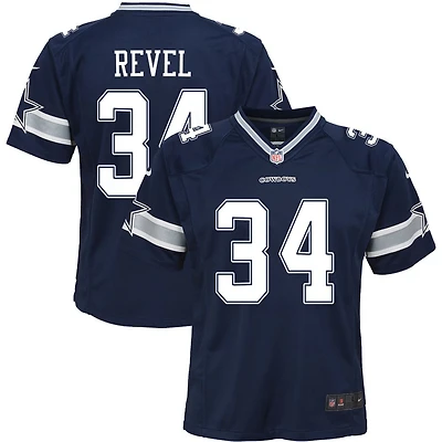 Shavon Revel Youth Nike Navy Dallas Cowboys Custom Game Jersey