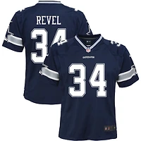 Shavon Revel Youth Nike Navy Dallas Cowboys Custom Game Jersey