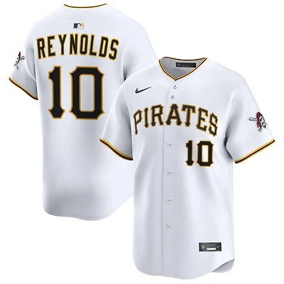 Bryan Reynolds Men's Nike White Pittsburgh Pirates Home Limited Custom Jersey