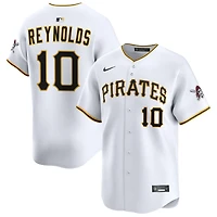 Bryan Reynolds Men's Nike White Pittsburgh Pirates Home Limited Custom Jersey