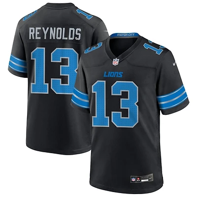 Craig Reynolds Men's Nike  Black Detroit Lions Alternate Custom Game Jersey