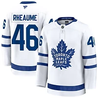Nick Rheaume Men's Fanatics White Toronto Maple Leafs Away Premium Custom Jersey
