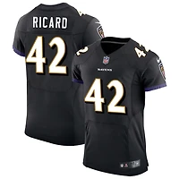 Patrick Ricard Men's Nike Black Baltimore Ravens Speed Machine Elite Custom Jersey