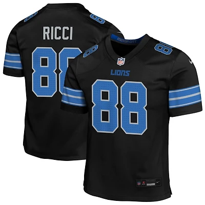 Giovanni Ricci Youth Nike  Black Detroit Lions Alternate Custom Game Jersey