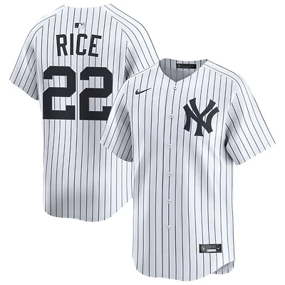 Ben Rice Men's Nike White New York Yankees Home Limited Custom Jersey