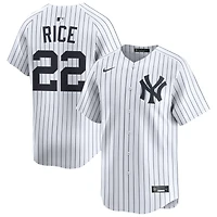 Ben Rice Men's Nike White New York Yankees Home Limited Custom Jersey