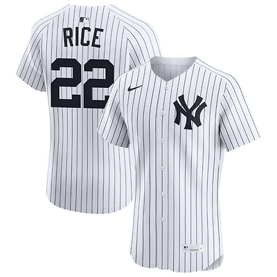 Ben Rice Men's Nike White New York Yankees Home Elite Custom Jersey