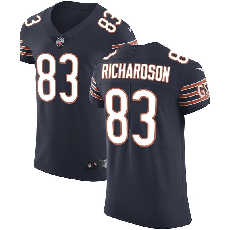 JP Richardson Men's Nike Navy Chicago Bears Vapor Untouchable Custom Elite Jersey